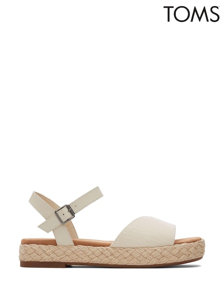 Natural - Toms Abby Woven Sandale (160256) | 268 LEI