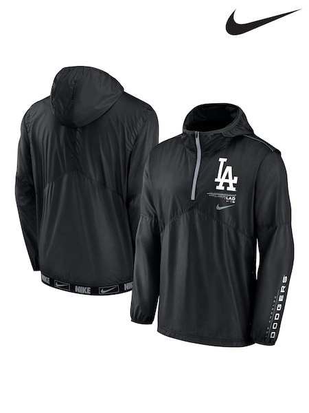 Nike Black Los Angeles Dodgers Night Game Half Zip Jacket (160939) | €56