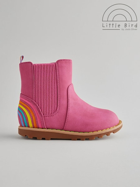 Little Bird by Jools Oliver Pink Rainbow Chelsea Boots (161004) | R$ 275 - R$ 315