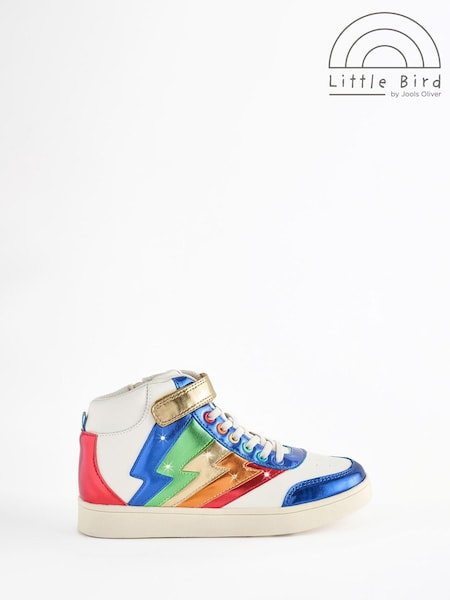 Little Bird By Jools Oliver Metallic Rainbow Hi-top Trainers (161019) | ‏21 ر.ع.‏ - ‏23 ر.ع.‏