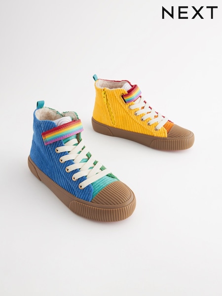 Little Bird By Jools Oliver Corduroy Hi-top Trainers (161077) | ‏18 ر.ع.‏ - ‏21 ر.ع.‏