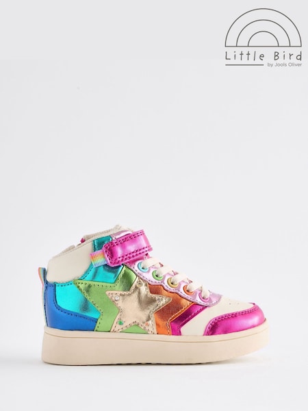 Little Bird By Jools Oliver Metallic Rainbow Hi-top Trainers (161120) | ‏18 ر.ع.‏ - ‏21 ر.ع.‏