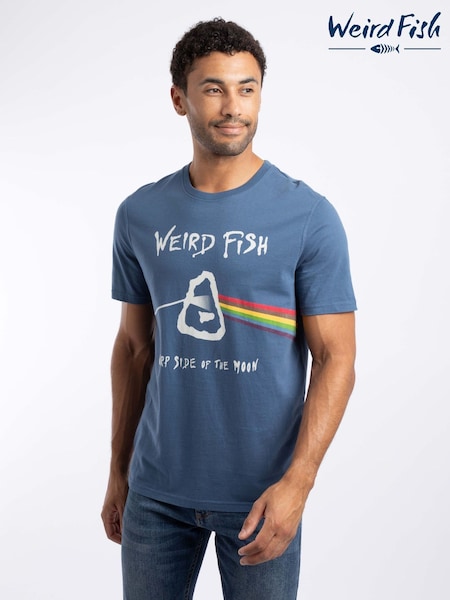 Zils - Regular Weird Fish Carp Side Front Print Artist T-shirt