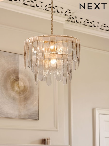 Grey Vittoria Chandelier Light (161609) | €364
