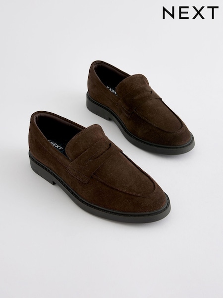 Brown Suede Formal Loafers (161720) | €29 - €37