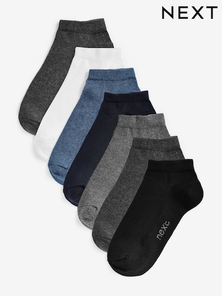 Multi 7 Pack Cotton Rich Trainer Socks (162168) | €9 - €12