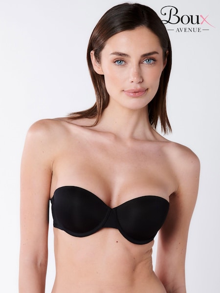 Musta - Boux Avenue Microfibre Strapless Bra (162276) | €32