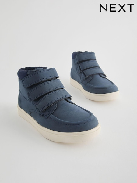 Bleu marine - 3 Strap Fermeture par contact Smart Ankle Bottes (162674) | € 22 - € 25