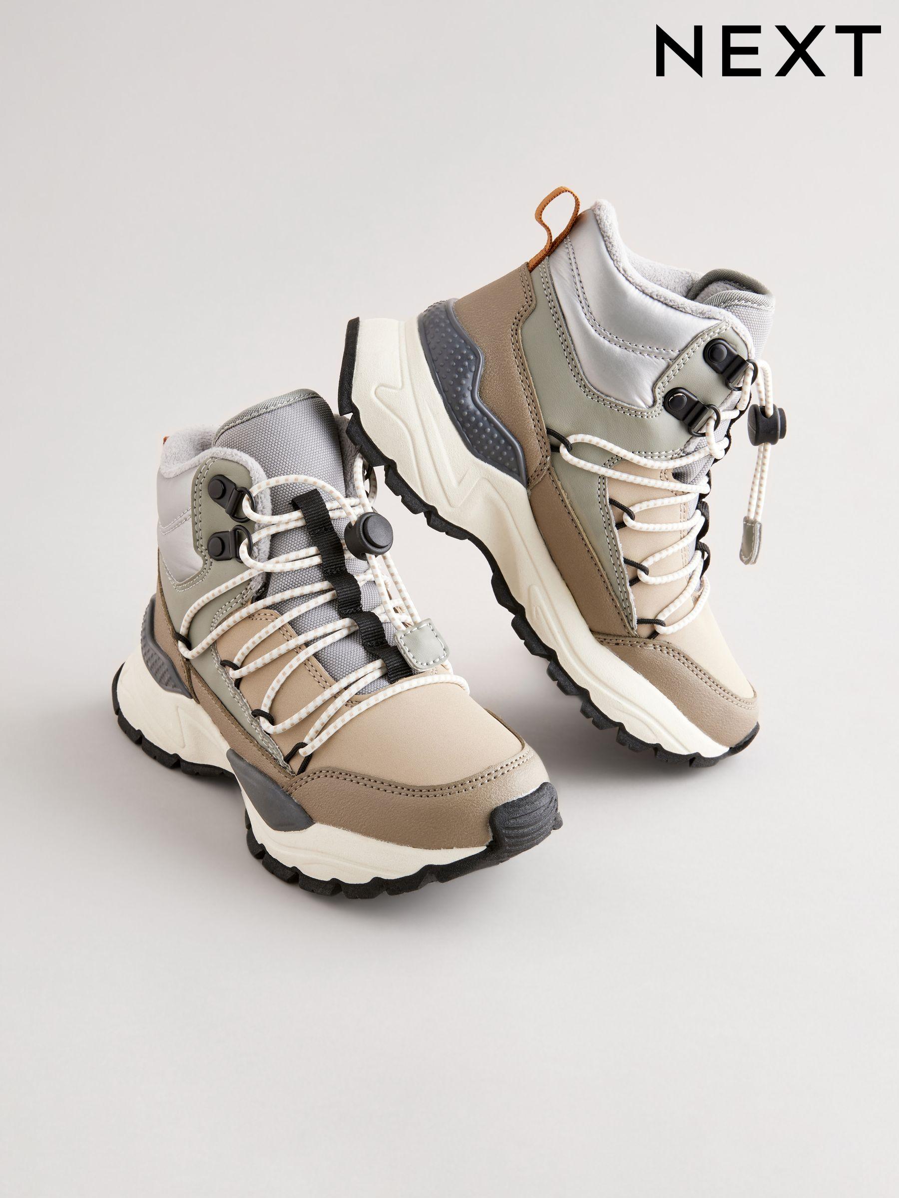 Boys Boots Grey Lace Up Sportswear Next Luxembourg