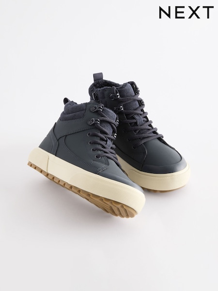 أزرق داكن - Warm Lined High Top Boots (162753) | ‏13 ر.ع.‏ - ‏17 ر.ع.‏