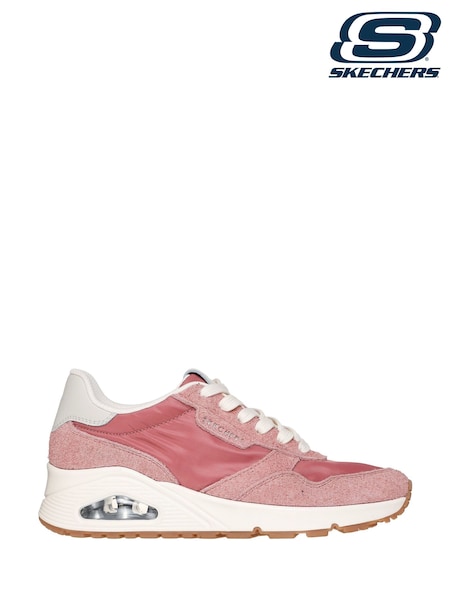 Pink - Skechers Uno Vintage Dayz Trainers