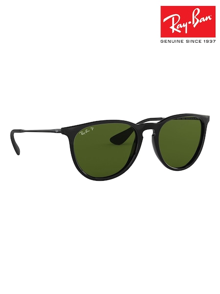 Черный - Ray-Ban Erika Polarised Lens Sunglasses (163456) | €209