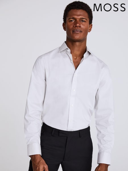 MOSS White Regular Fit Stretch Shirt (163494) | €14