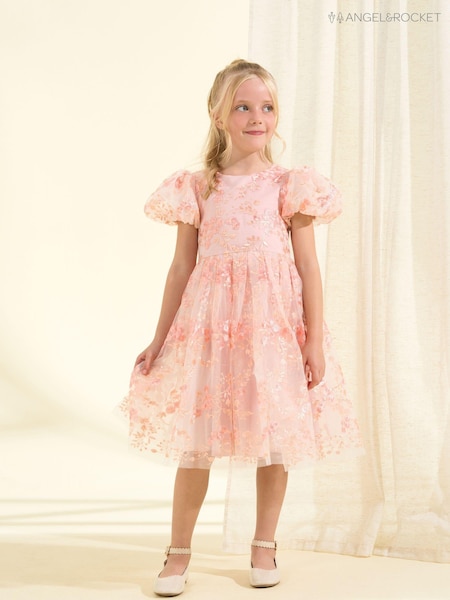 Angel & Rocket Pink Noemie Embroidered Dress (163794) | € 49 - € 55