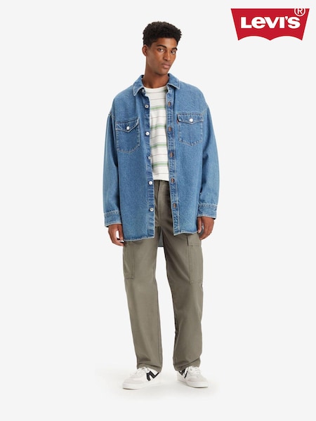 Levi's GreenSmokey Olive Canvas XX Cargo Straight Trousers (163949) | €42