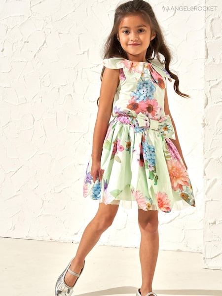 Angel & Rocket Green 100% Cotton Darcy Petal Skirt (164238) | 69 QAR - 86 QAR