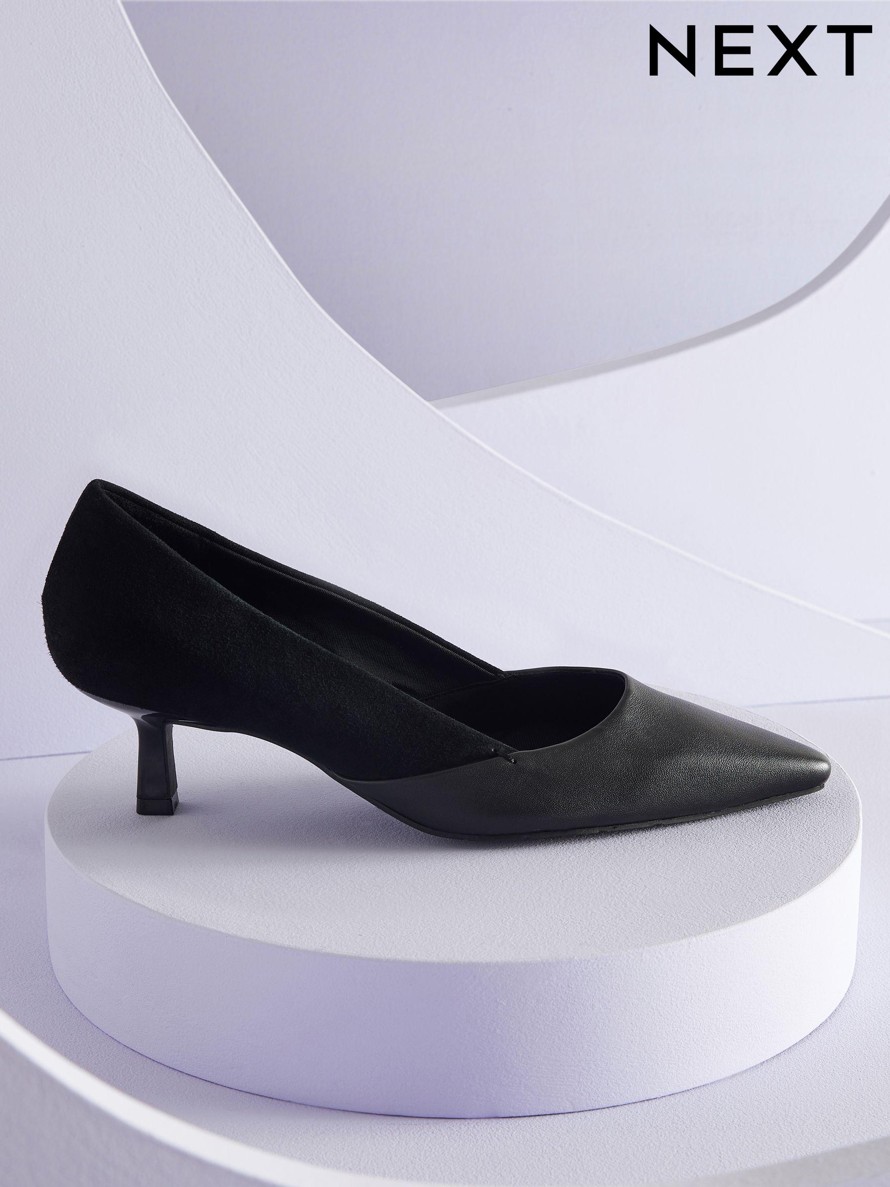 Next ladies black court shoes new arrivals