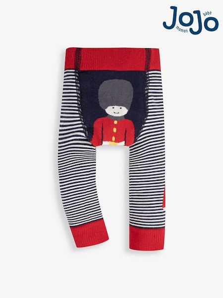 JoJo Maman Bébé Navy Blue Kings Guard Knitted Leggings (165685) | €20