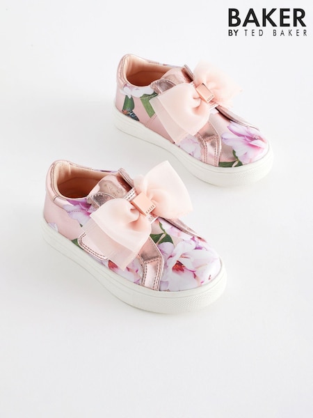 Baker by Ted Baker Girls Organza Bow Trainers (165753) | 108 QAR