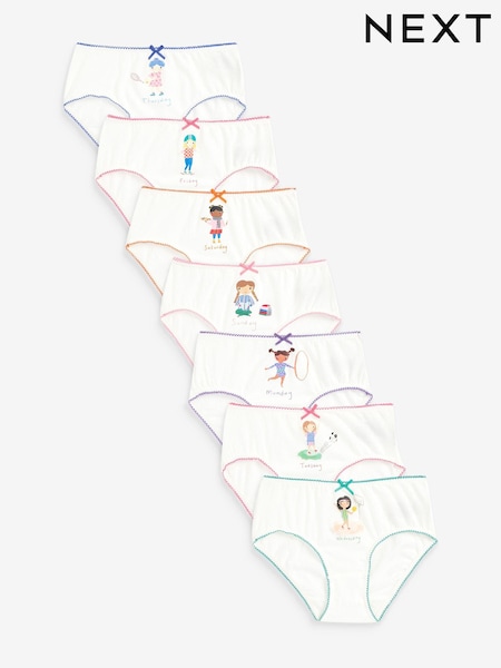 Weiß - Days Of The Week Briefs 7 Pack (1.5-12yrs) (166037) | 14 € - 17 €