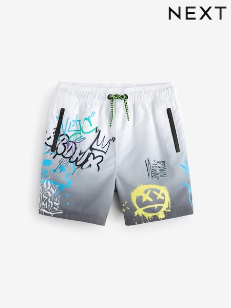 Mono Graffiti Printed Swim Shorts (3-16yrs) (166150) | €5 - €8.50