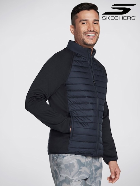 Siyah - Regular Skechers Go Shield Hybrid Jacket 2.0