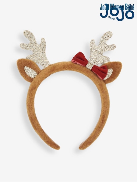 JoJo Maman Bébé Brown Reindeer Headband (166700) | €14