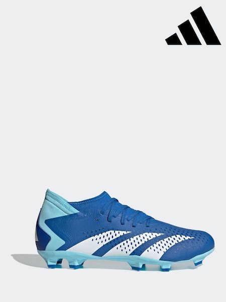 adidas Blue/White Sport Performance Adult Predator Accuracy.3 Firm Ground Boots (167217) | €20