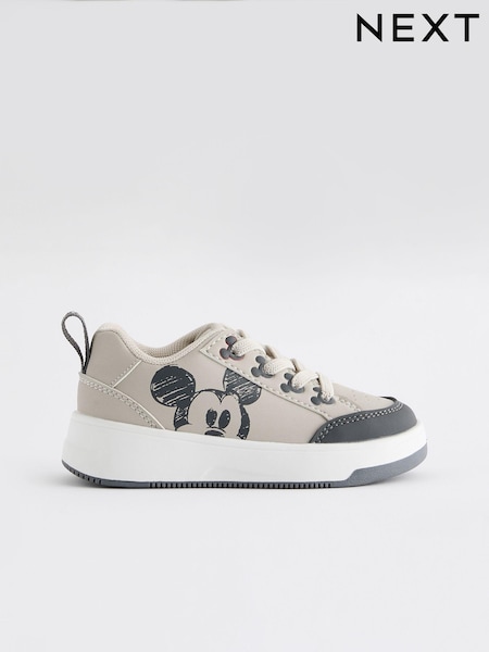 Neutral Elastic Lace Mickey Mouse Trainers (167626) | €36 - €41