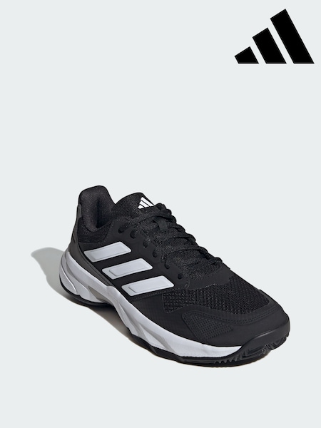 Black - Regular Adidas Courtjam Control 3 Clay Tennis Shoes