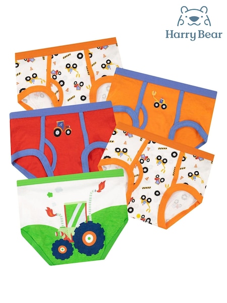 Harry Bear Multi Tractor 100% Cotton Underwears 5 Pack (167776) | R$ 120