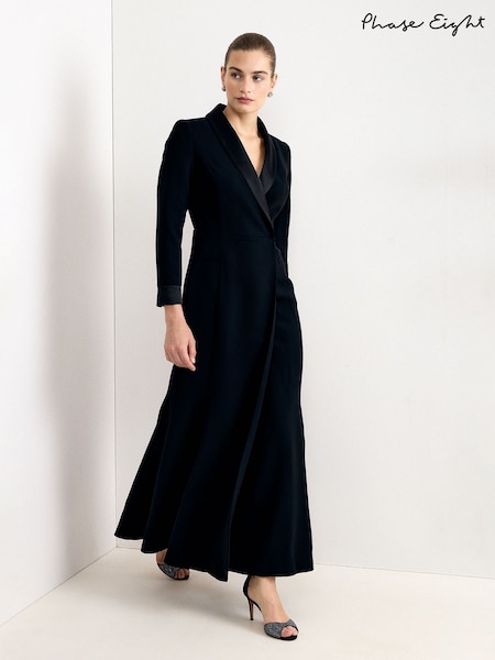 Black - Phase Eight Victoria Tux Dress