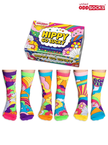 United Odd Socks Hippy Go Lucky Socks (168042) | ‏93 د.إ.‏