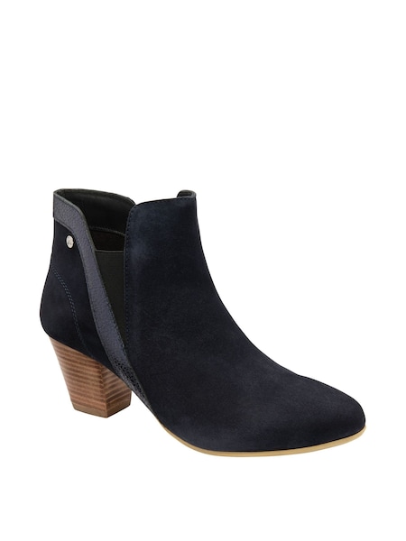 Ravel Blue Suede Leather Ankle Boots (168173) | €50