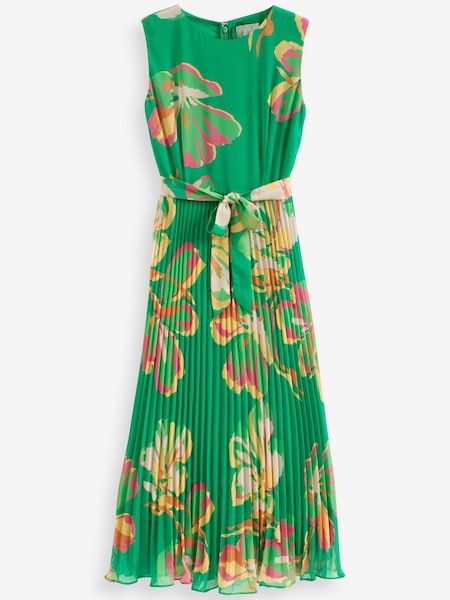 Pure Collection Green Pleated Sleeveless Dress (168292) | €115