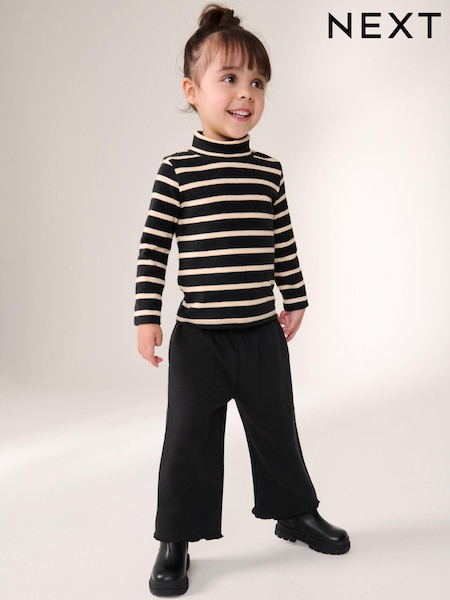 črtast; progast - Brushed Long Sleeve Roll Neck Top (3mths-7yrs) (168404) | € 4 - € 7
