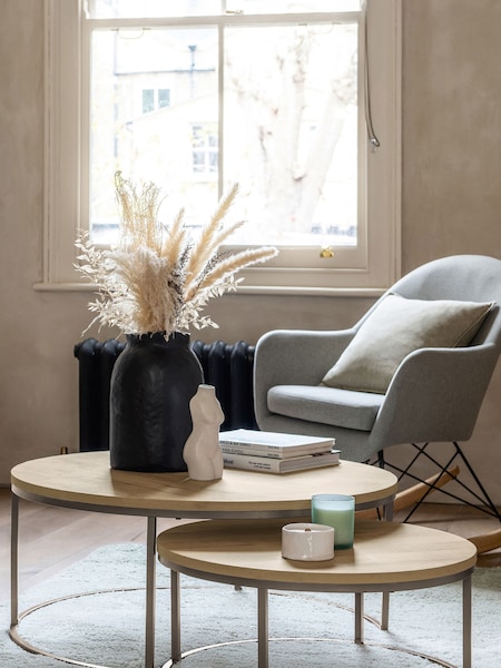 Light Bronx Nest of 2, Round Coffee Table (168408) | €305