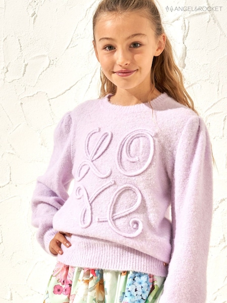 Angel & Rocket Purple Cecilia Supersoft Love Jumper (168656) | AED167 - AED190