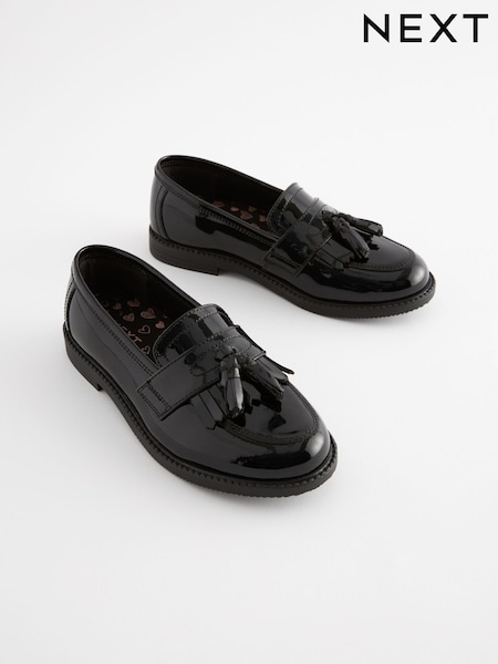 Brevet noir - Leather Tassel Loafer School Shoes (168658) | € 39 - 47 €