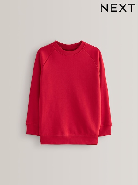 Red 1 Pack Crew Neck School Sweater (3-16yrs) (168849) | $10 - $21
