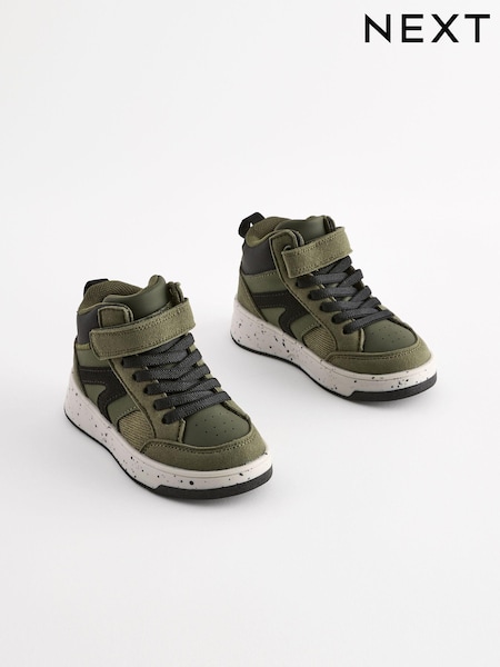 zelena - Elastic Lace Touch Fastening High Top Trainers (169049) | € 21 - € 25