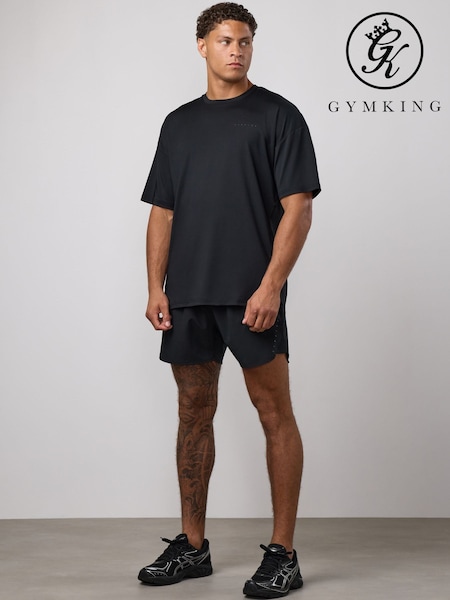 Black - Regular Gym King Purpose Shorts