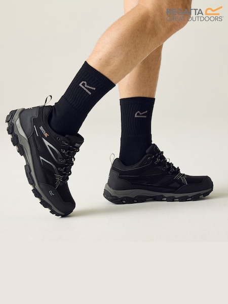 Svart - Regular Regatta Holcombe Iii Low Waterproof Shoes