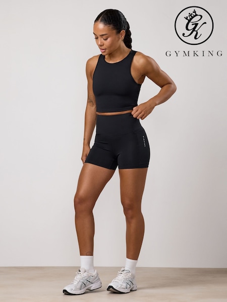 Black - Gym King Precision 4" Shorts