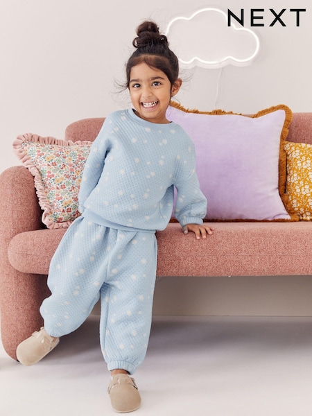 Blue Floral Quilted Pyjamas (9mths-16yrs) (169488) | € 3 - € 6
