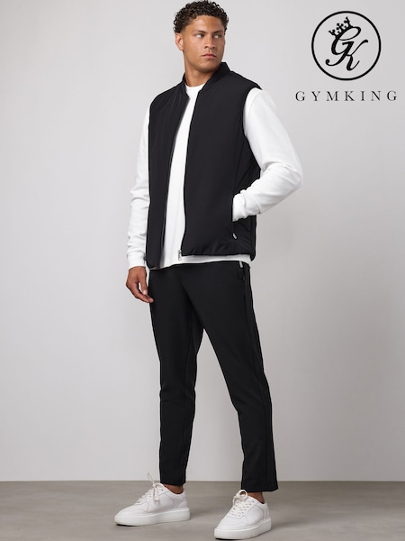 Black - Regular Gym King Signature Gilet