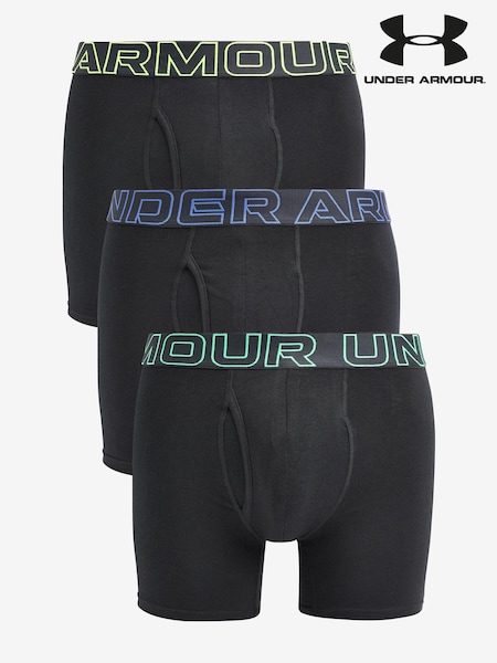 Ground negru - Set boxeri de performanță din bumbac 100% Under Armour 3 (169522) | 253 LEI