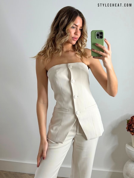 Style Cheat Lyra Bandeau Blazer Style Corset Top (169627) | €18