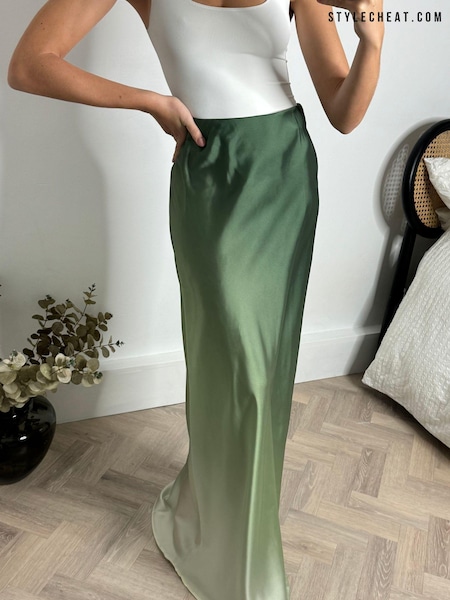 Style Cheat Evelyn Ombre Maxi Skirt (169723) | 171 LEI