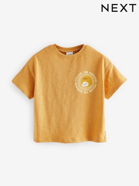 Slogan rumenega sonca - 100% Cotton Short Sleeve T-Shirt (3mths-7yrs) (169897) | € 5 - € 7